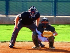 Doug behind the plate Phoenix Jan 2019 copy