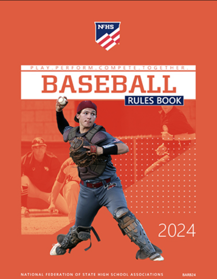 2024 NFHS Baseball Rule Book cover