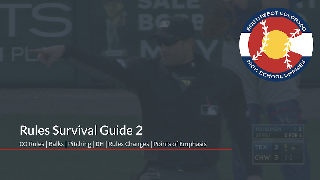 SW CO Umps Rules Survival Guide 2 featured image